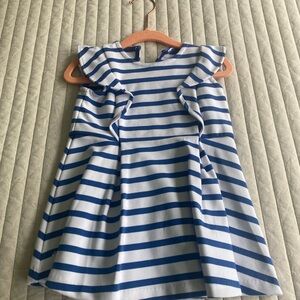 Polo by Ralph Lauren Blue and White Striped Dress